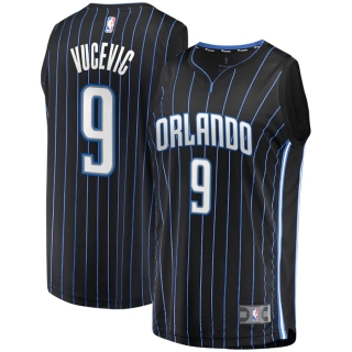 Men's Orlando Magic Nikola Vucevic Fanatics Branded Black 2019 Fast Break Replica Player Jersey - Icon Edition