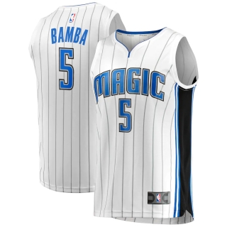 Men's Orlando Magic Mohamed Bamba Fanatics Branded White Fast Break Jersey - Association Edition