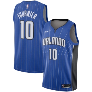 Men's Orlando Magic Evan Fournier Nike Blue Replica Swingman Jersey - Icon Edition