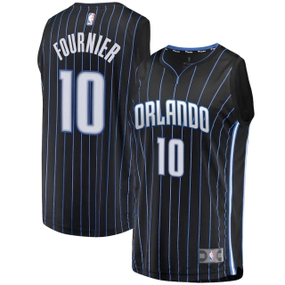 Men's Orlando Magic Evan Fournier Fanatics Branded Black 2019 Fast Break Replica Jersey - Icon Edition