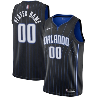 Men's Orlando Magic Nike Black Custom Swingman Jersey - Icon Edition