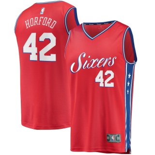 Men's Philadelphia 76ers Al Horford Fanatics Branded Red Fast Break Player Jersey - Statement Edition