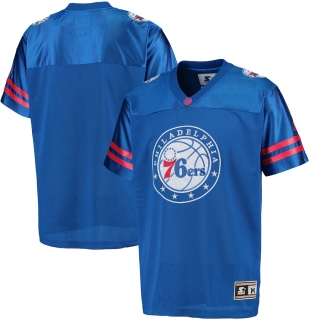 Men's Philadelphia 76ers G-III Sports by Carl Banks Royal Football Jersey