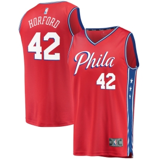 Men's Philadelphia 76ers Al Horford Fanatics Branded Red Fast Break Replica Jersey - Statement Edition