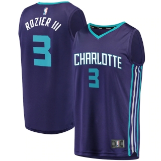 Men's Charlotte Hornets Terry Rozier Fanatics Branded Purple Fast Break Replica Jersey - Statement Edition