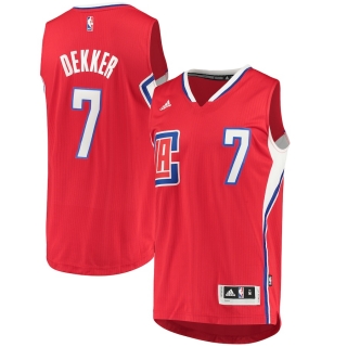 Men's LA Clippers Sam Dekker adidas Red Swingman Team Jersey