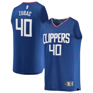 Men's LA Clippers Ivica Zubac Fanatics Branded Royal Fast Break Replica Jersey - Icon Edition