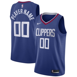 Men's LA Clippers Nike Royal 2020-21 Swingman Custom Jersey – Icon Edition