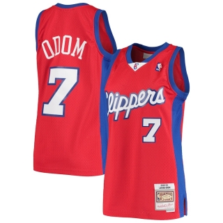 Men's LA Clippers Lamar Odom Mitchell & Ness Red 2000-01 Hardwood Classics Swingman Jersey - Statement Edition