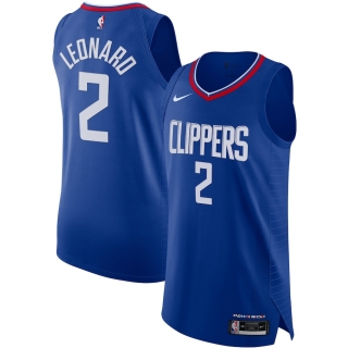 Men's LA Clippers Kawhi Leonard Nike Royal 2020-21 Authentic Jersey - Icon Edition