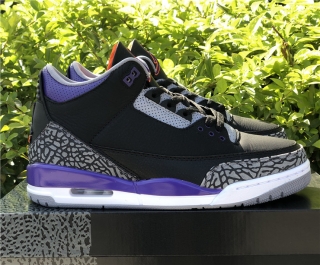 Authentic Air Jordan 3 “Court Purple”