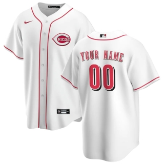 Men's Cincinnati Reds Nike White Home 2020 Replica Custom Jersey