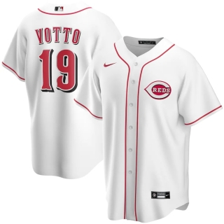 Men's Cincinnati Reds Joey Votto Nike White Home 2020 Replica Player Jersey