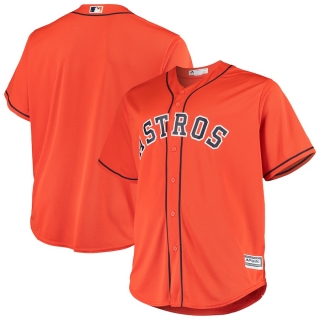 Men's Houston Astros Majestic Orange Alternate Official Cool Base Jersey
