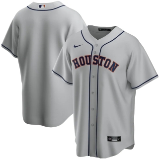 Men's Houston Astros Nike Gray Road 2020 Replica Team Jersey