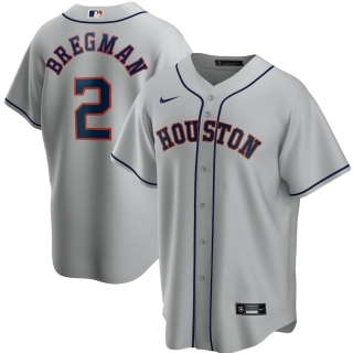 Men's Houston Astros Alex Bregman Nike Gray Road 2020 Replica Player Jersey