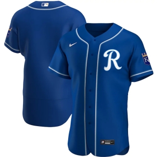 Men's Kansas City Royals Nike Royal Alternate 2020 Authentic Team Jersey