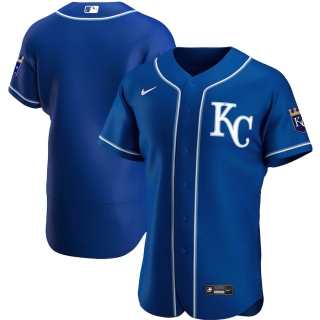 Men's Kansas City Royals Nike Royal Alternate 2020 Authentic Team Logo Jersey