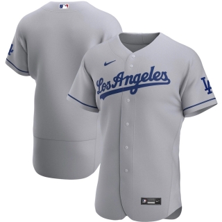 Men's Los Angeles Dodgers Nike Gray Road 2020 Authentic Team Jersey