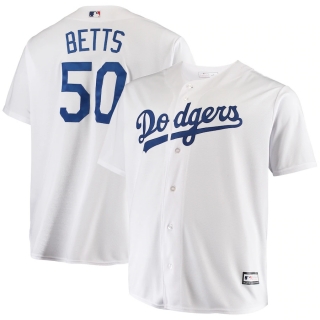 Men's Los Angeles Dodgers Mookie Betts White Big & Tall Replica Player Jersey