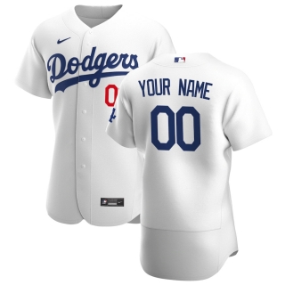 Men's Los Angeles Dodgers Nike White 2020 Home Authentic Custom Jersey