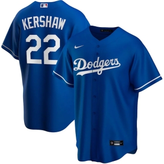 Men's Los Angeles Dodgers Clayton Kershaw Nike Royal Alternate 2020 Replica Player Jersey