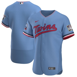 Men's Minnesota Twins Nike Light Blue Alternate 2020 Authentic Team Jersey