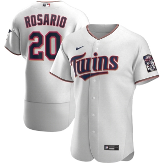 Men's Minnesota Twins Eddie Rosario Nike White Home 2020 Authentic Player Jersey