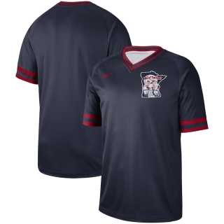 Men's Minnesota Twins Nike Navy Cooperstown Collection Legend V-Neck Jersey