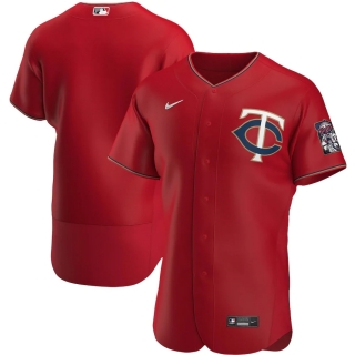 Men's Minnesota Twins Nike Red Alternate 2020 Authentic Team Jersey