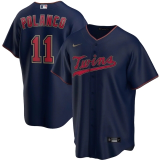 Men's Minnesota Twins Jorge Polanco Nike Navy Alternate 2020 Replica Player Jersey
