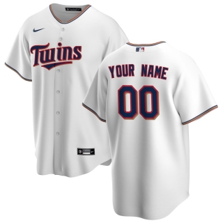 Men's Minnesota Twins Nike White Home 2020 Replica Custom Jersey