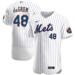 Men's New York Mets Jacob deGrom Nike White Home 2020 Authentic Player Jersey