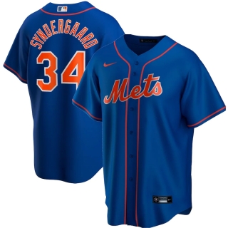 Men's New York Mets Noah Syndergaard Nike Royal Alternate Home 2020 Replica Player Jersey