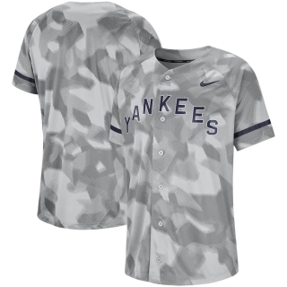 Men's New York Yankees Nike Gray Camo Jersey