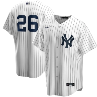 Men's New York Yankees DJ LeMahieu Nike White Navy Home 2020 Replica Player Jersey