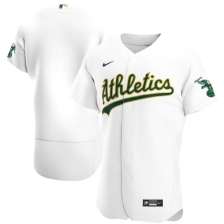 Men's Oakland Athletics Nike White Home 2020 Authentic Team Jersey