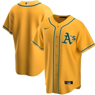 Men's Oakland Athletics Nike Gold Alternate 2020 Replica Team Jersey