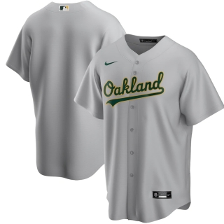 Men's Oakland Athletics Nike Gray Road 2020 Replica Team Jersey