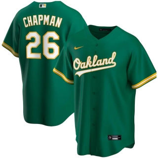 Men's Oakland Athletics Matt Chapman Nike Kelly Green Alternate 2020 Replica Player Jersey