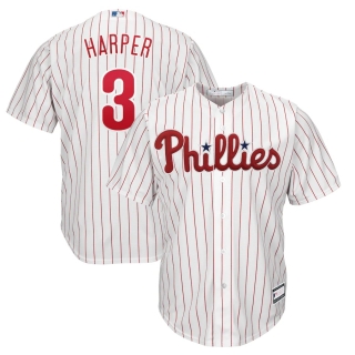 Men's Philadelphia Phillies Bryce Harper White Big & Tall Replica Player Jersey