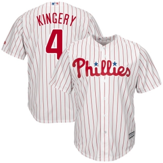Men's Philadelphia Phillies Scott Kingery Majestic White Official Cool Base Player Jersey