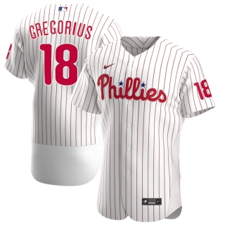 Men's Philadelphia Phillies Didi Gregorius Nike White Home 2020 Authentic Player Jersey