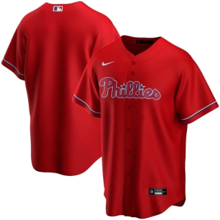 Men's Philadelphia Phillies Nike Red Alternate 2020 Replica Team Jersey