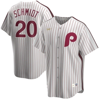Men's Philadelphia Phillies Mike Schmidt Nike White Home Cooperstown Collection Player Jersey