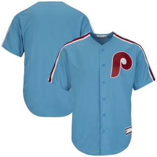 Men's Philadelphia Phillies Light Blue Big & Tall Cooperstown Collection Replica Team Jersey