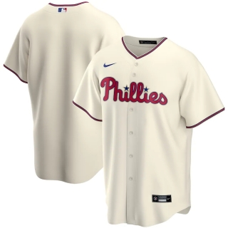 Men's Philadelphia Phillies Nike Cream Alternate 2020 Replica Jersey