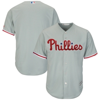 Men's Philadelphia Phillies Majestic Gray Alternate Official Cool Base Team Jersey