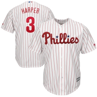 Men's Philadelphia Phillies Bryce Harper Majestic White Cool Base Players Choice Club Jersey