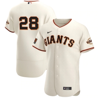 Men's San Francisco Giants Buster Posey Nike Cream Home 2020 Authentic Player Jersey